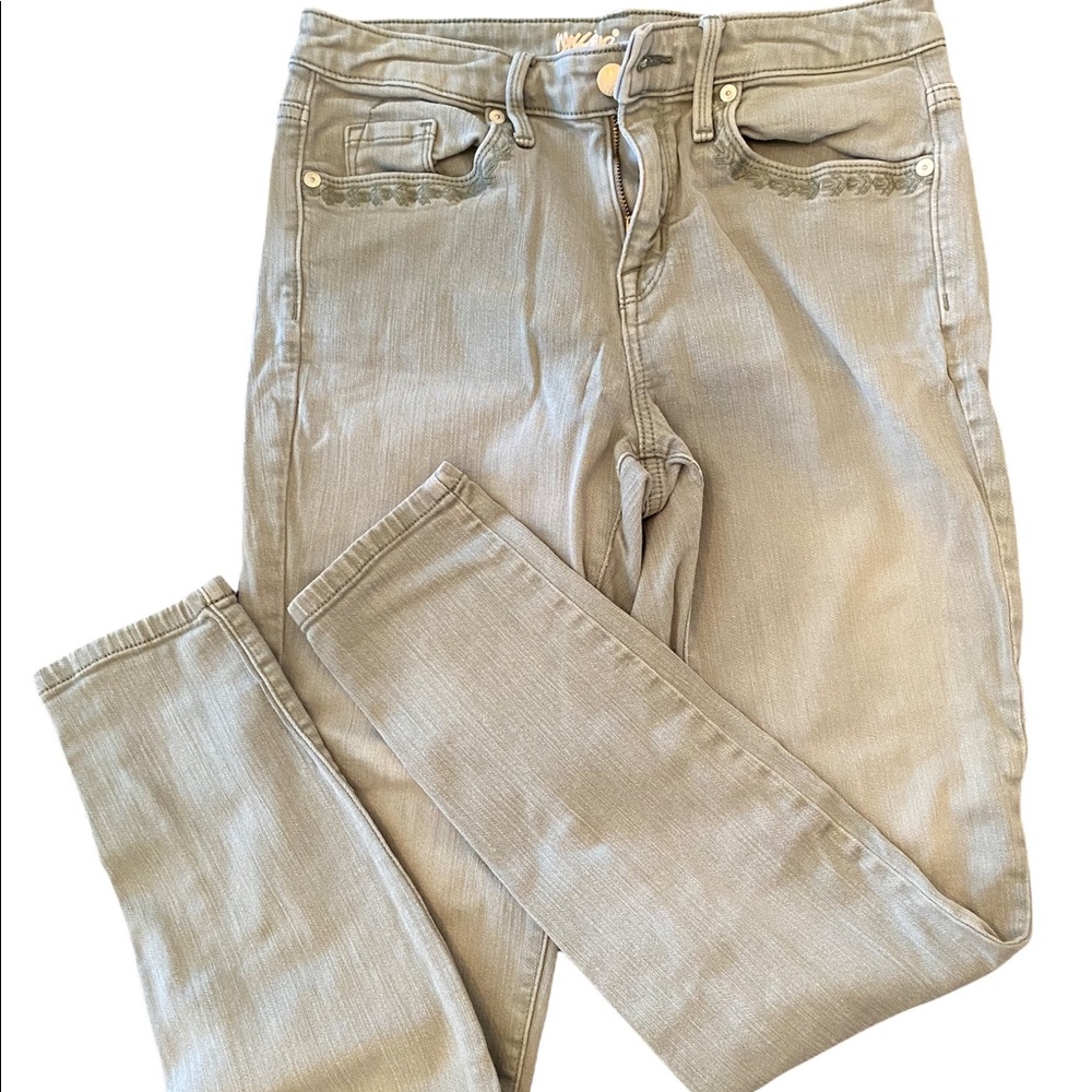 Mossimo Denim Jeans - Sage Green - Size 6R/28 Waist